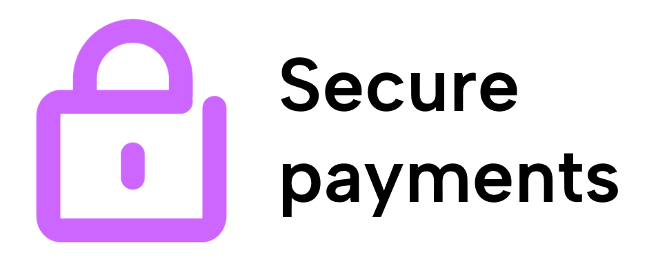 A purple padlock icon with a closed shackle next to the text "Password Manager" in black.